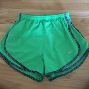 Brand New Green Nike Running Shorts